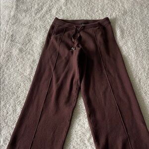 Brown Knit Pants